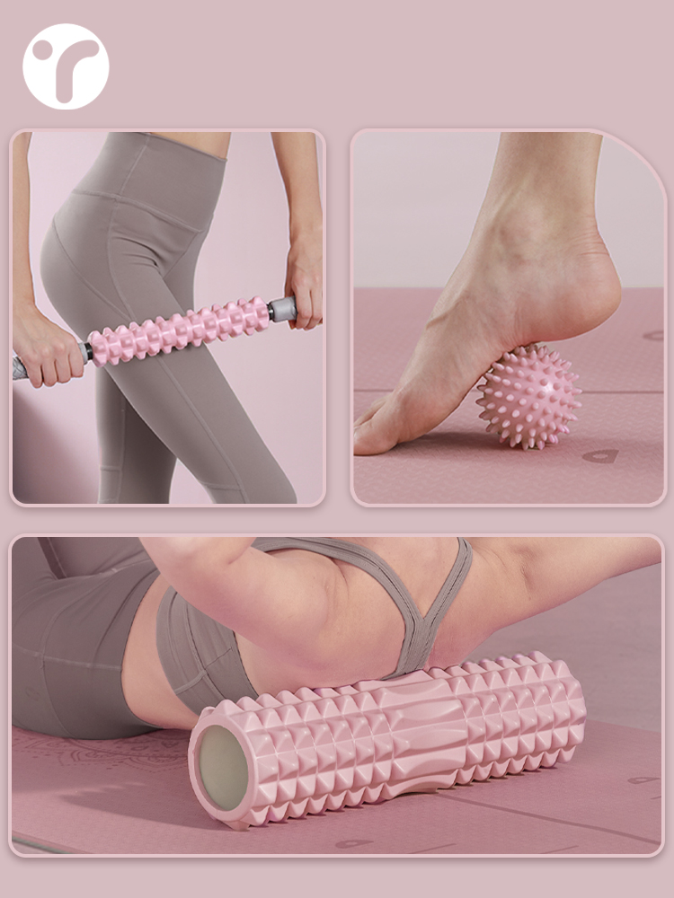 Yoga Fitness Stretching - Rullo Massaggiante in Schiuma Solida per