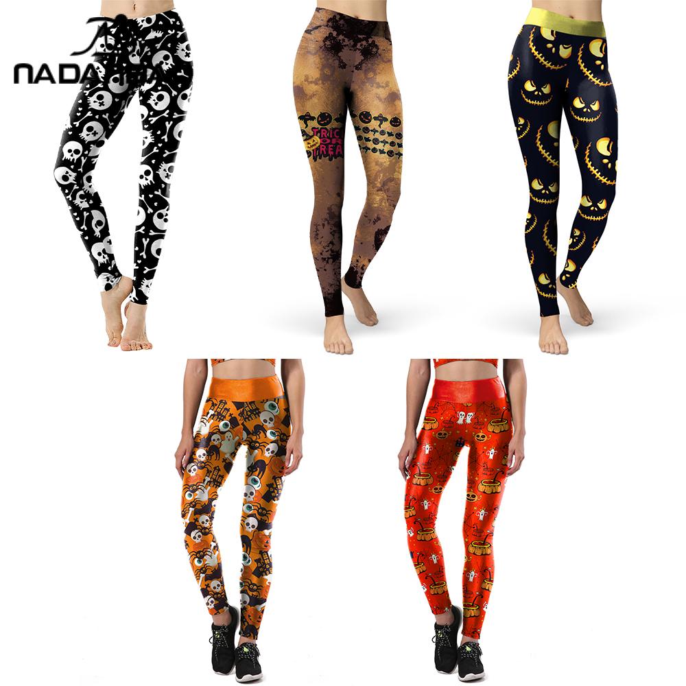 Yoga Fitness Holiday - Nadanbao Leggings da donna con stampa
