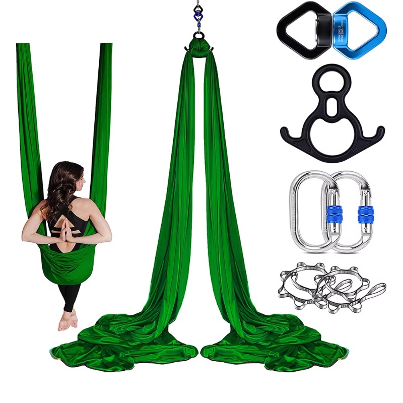 Yoga Fitness Studio - Set Amaca per Yoga Aereo Regolabile