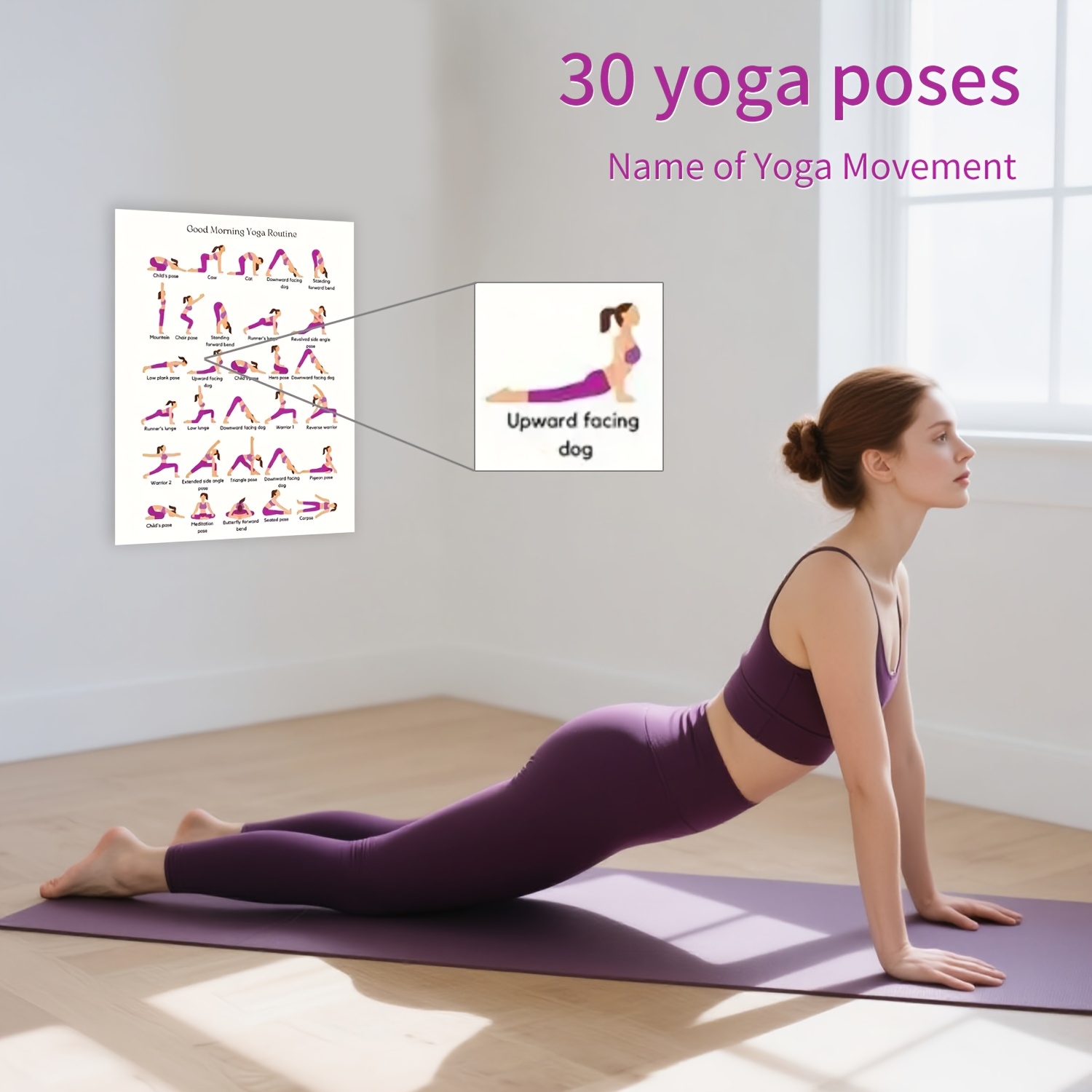 Yoga Fitness Wallpaper - Poster per la pratica dello yoga,