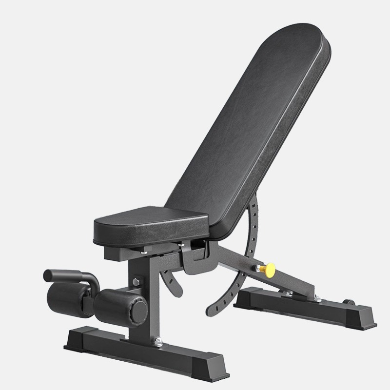 Adjustable Dumbbells - Panca Fitness Nera Multifunzionale Regolabile Tutto-in-Uno