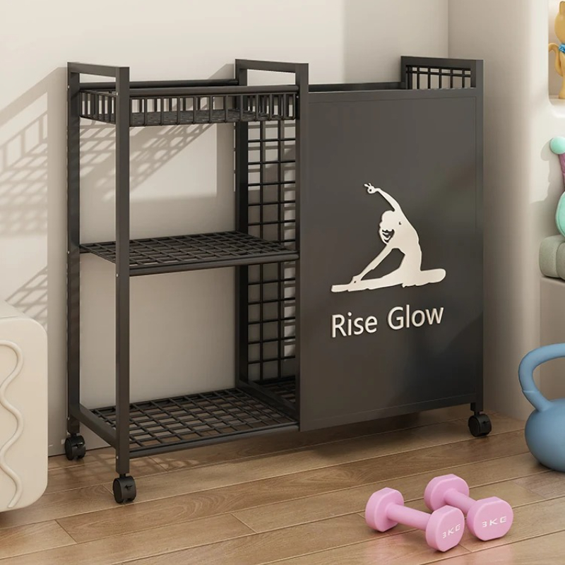 Yoga Fitness Studio - Carrello fitness mobile con ruote -