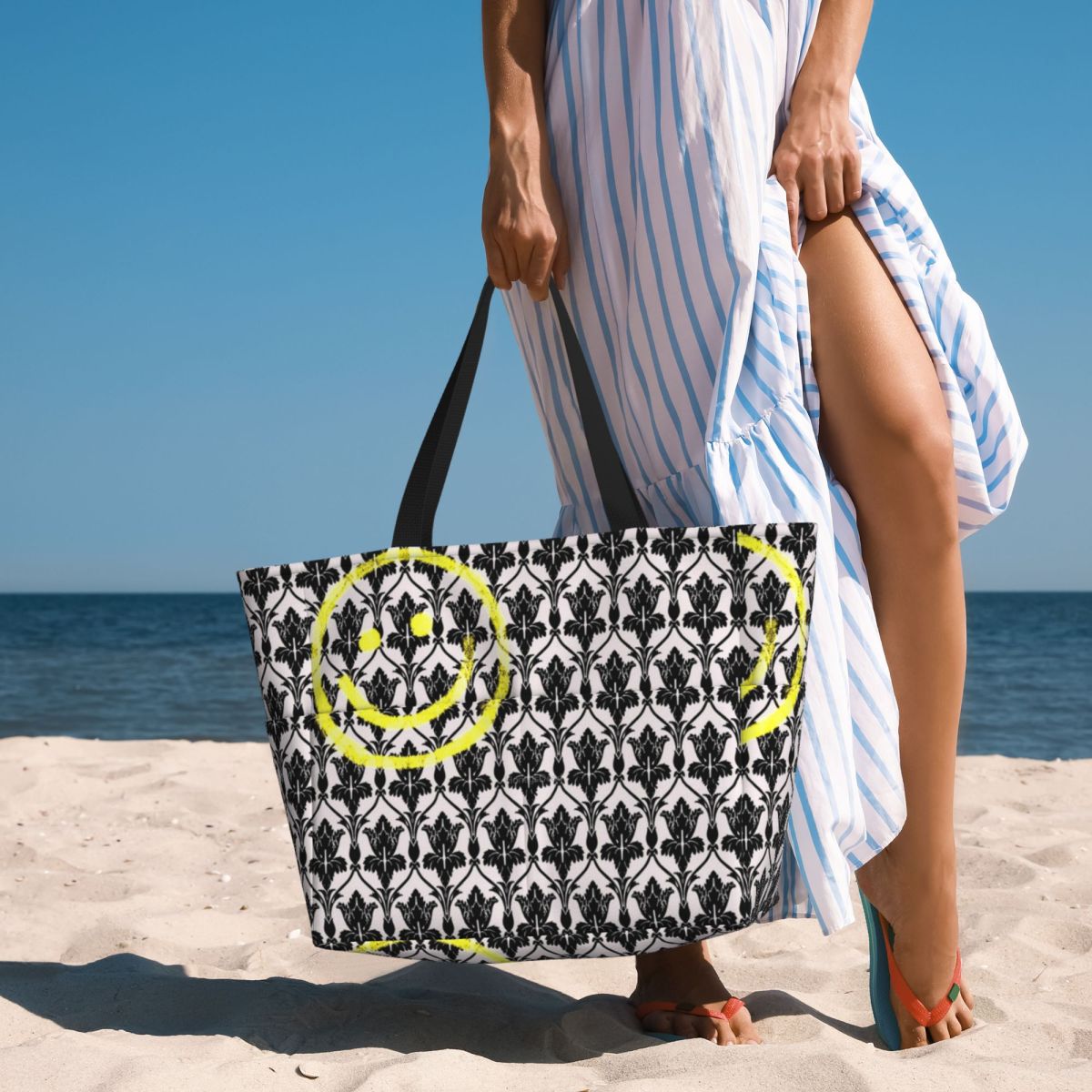 Yoga Fitness Wallpaper - Sherlock Wallpaper Borsa da spiaggia Tote