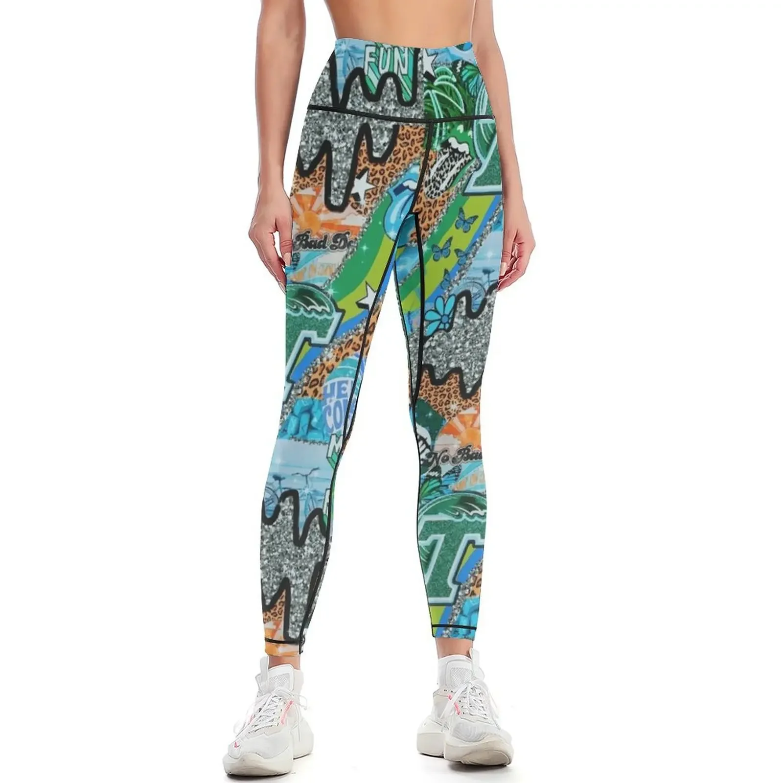 Yoga Fitness Wallpaper - TU WALLPAPER Leggings Pantaloni sportivi da