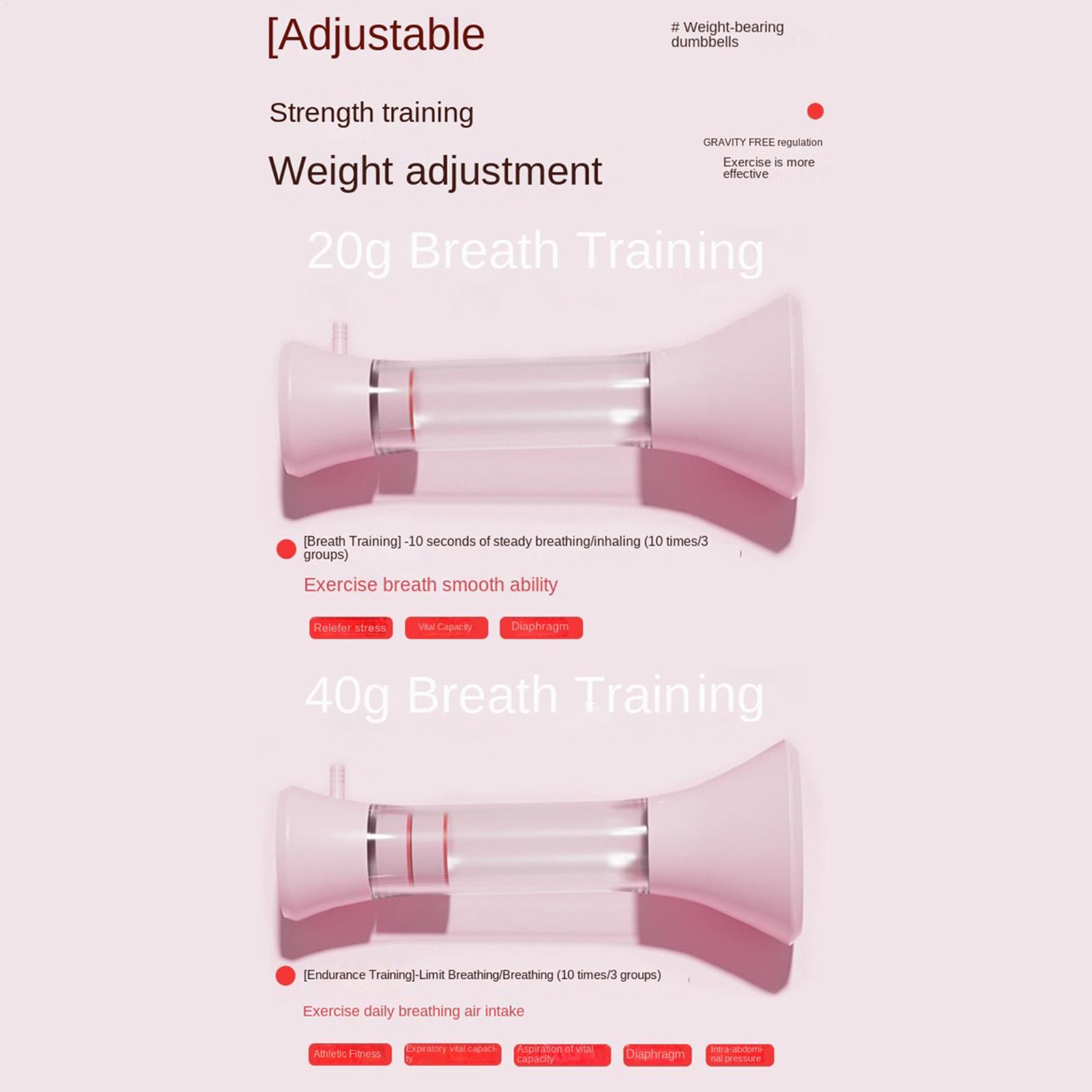 Adjustable Dumbbells - Manubrio per respirazione con ricarica Type-C,