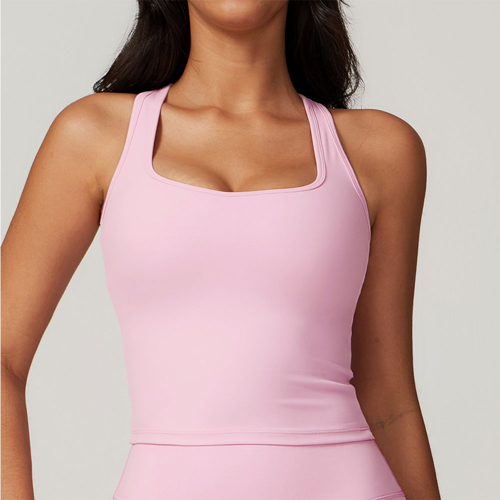 Yoga Fitness Stretching - Reggiseno sportivo da donna Top ad