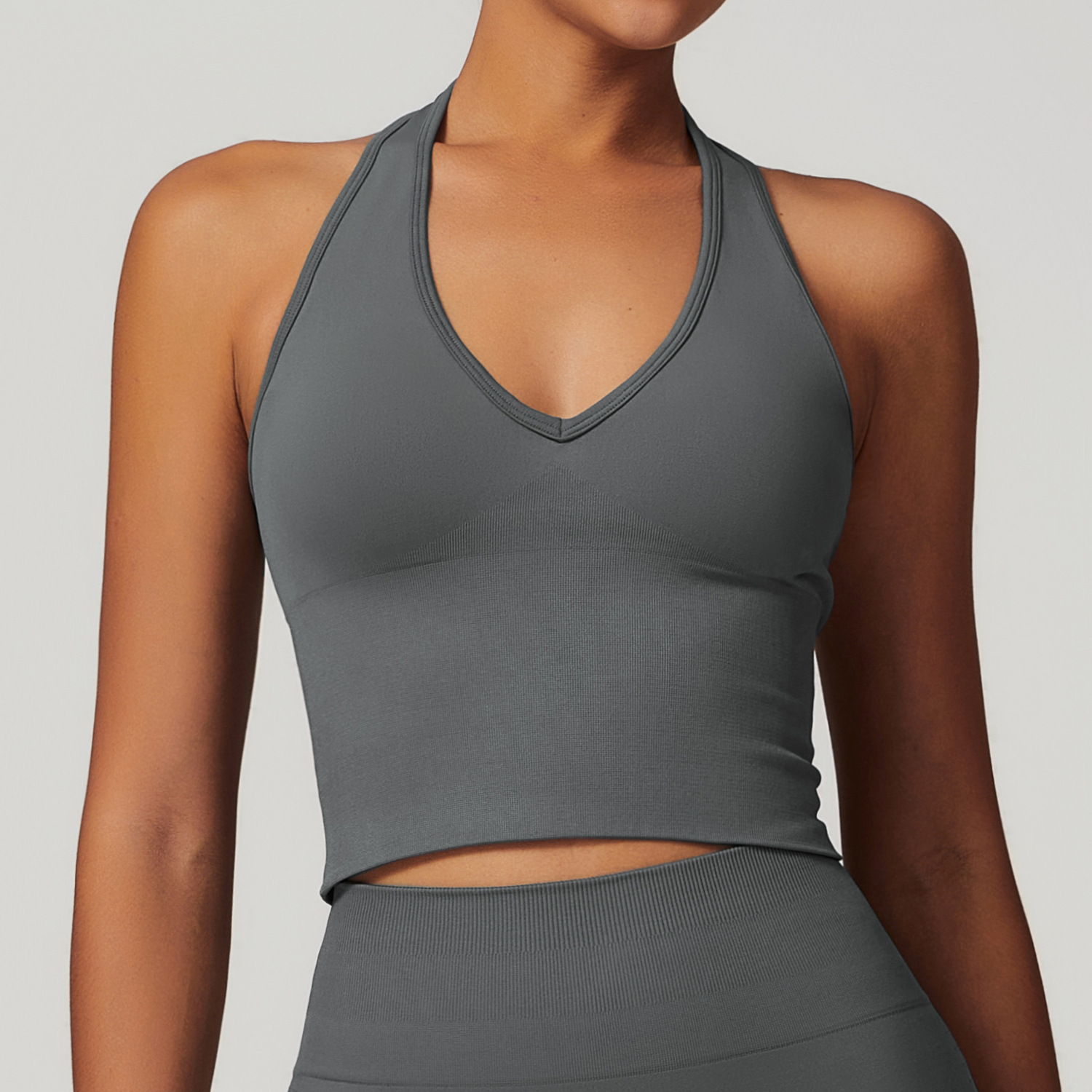 Yoga Fitness Stretching - Reggiseno sportivo da donna canotta palestra