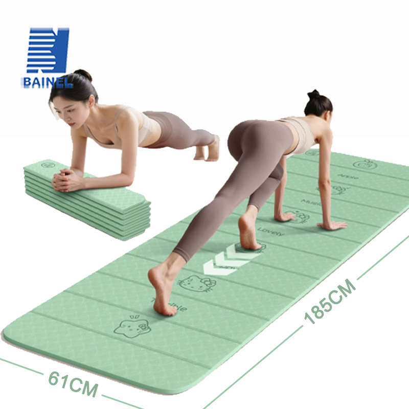 Yoga Fitness Holiday - Tappetino da yoga pieghevole in TPE