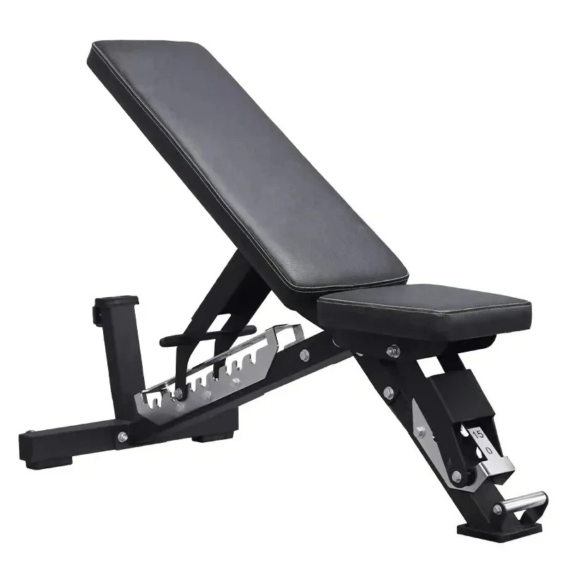Adjustable Dumbbells - Panca pieghevole con manubri regolabili: pratica