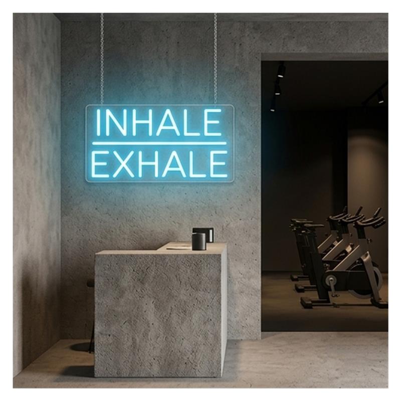 Insegna luminosa al neon Inhal - Yoga Fitness Holiday recensione e prezzo