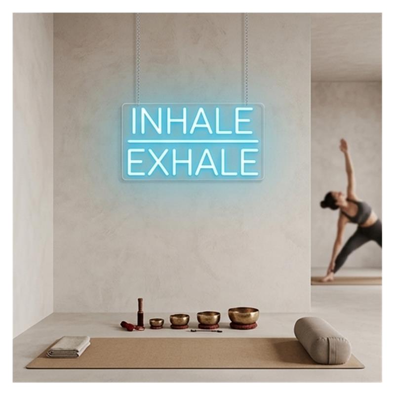 Insegna luminosa al neon Inhal - Yoga Fitness Holiday recensione e prezzo
