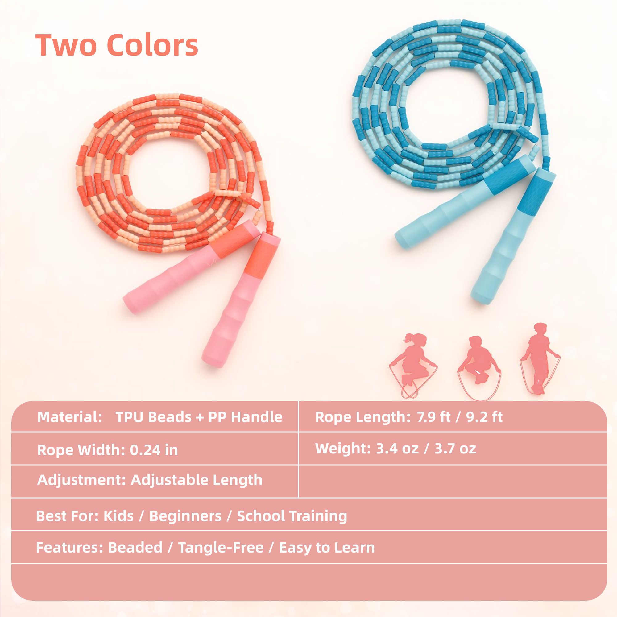 Corda per saltare con perline  - Speed Skipping Rope recensione e prezzo