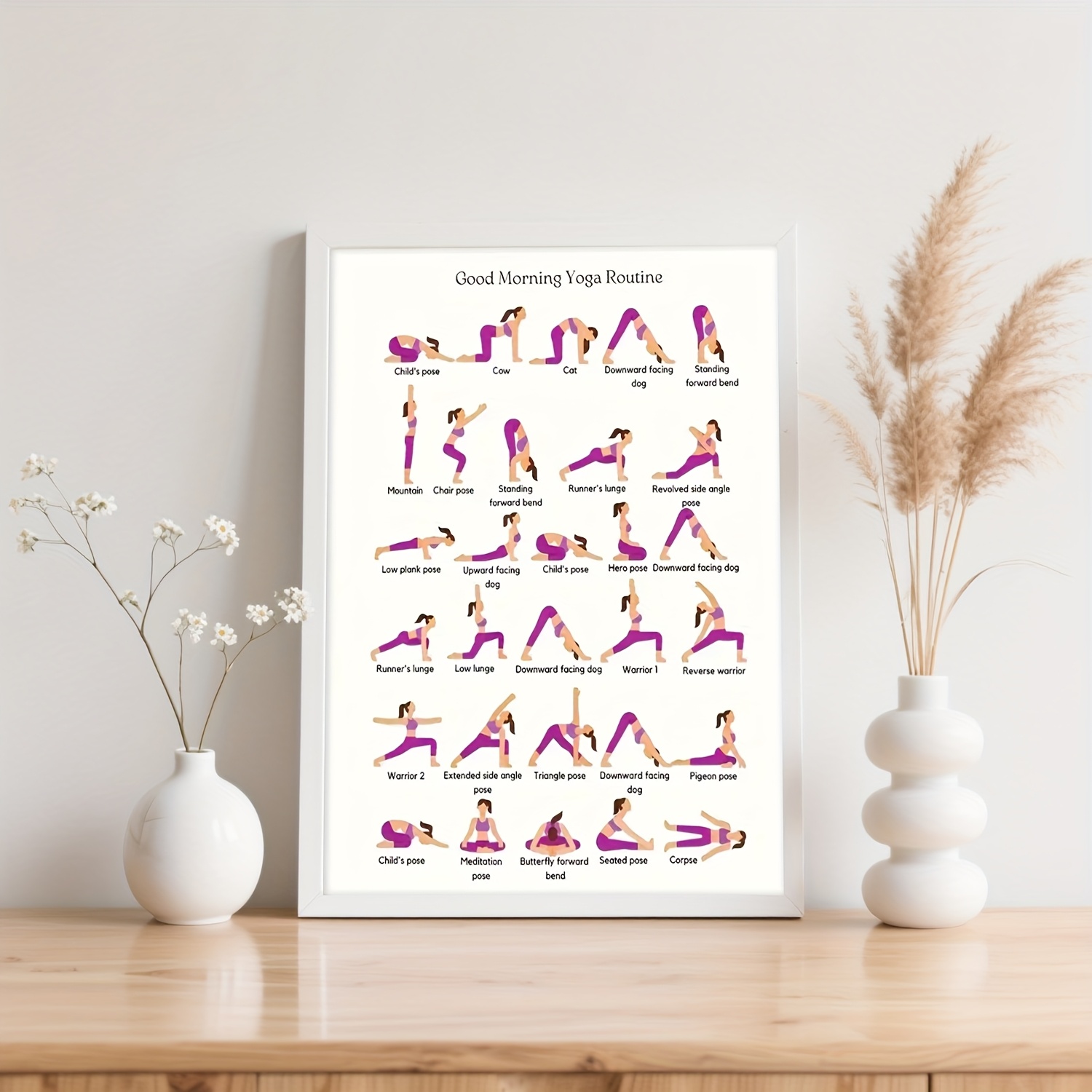 Poster per la pratica dello yo - Yoga Fitness Wallpaper recensione e prezzo