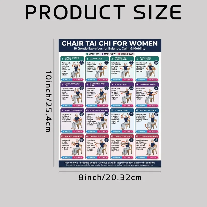 Poster per Esercizi di Tai Chi - Yoga Fitness Wallpaper recensione e prezzo