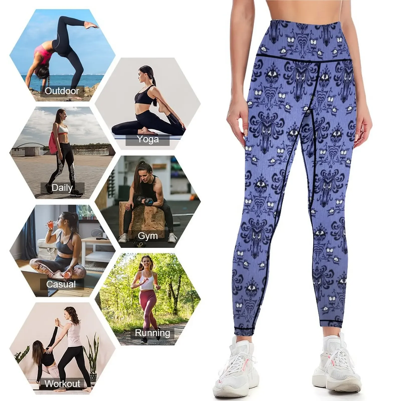 Leggings con stampa 